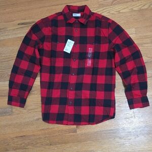 Sonoma Supersoft Flannel Button Down Shirt, Large, NWT